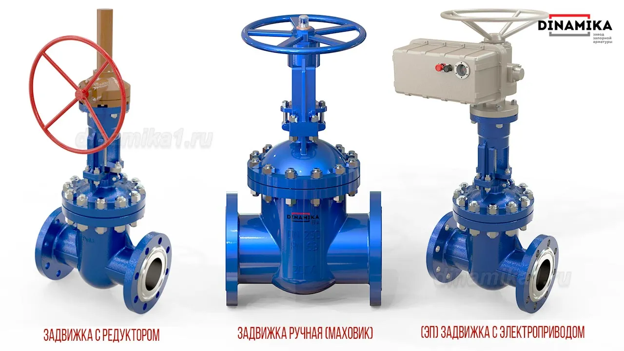 Управление клиновых задвижек